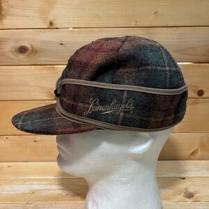 Stormy Kromer Plaid Wool Winter Cap 7 1/4 Outdoor Hiking Brown